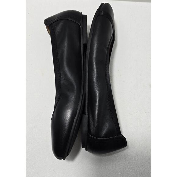 Vionic Caroll Ballet Flats Shoes Womens Black Leather Casual Slip Ons Sz 8.5 - Picture 4 of 8